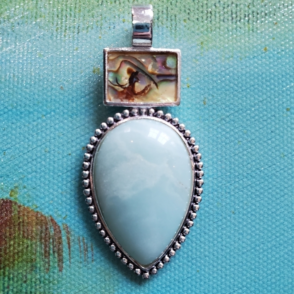 Roman Silver Tone Pendant